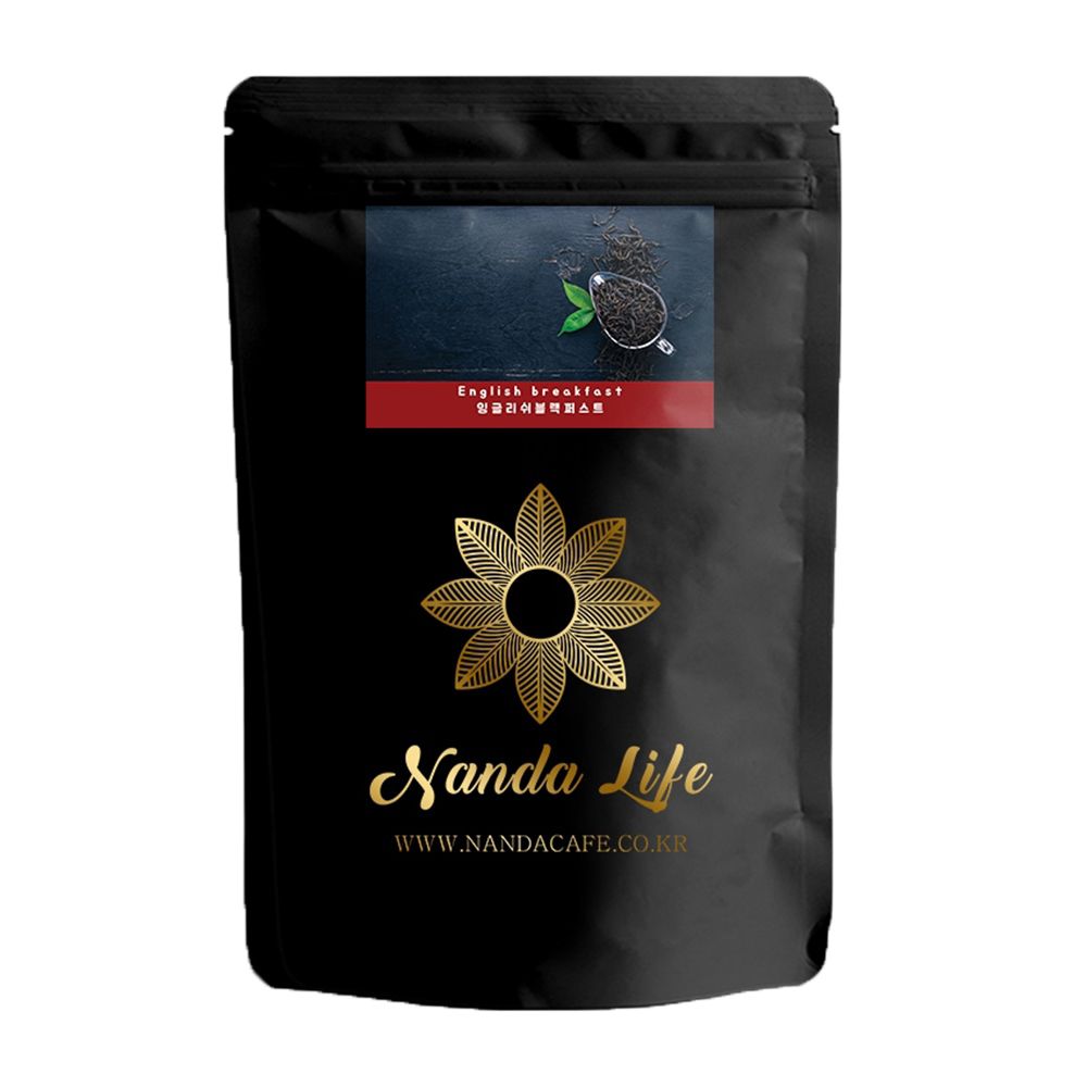 Nanda Life Premium English Breakfast Black Tea 50 Tea Bags Pure Sri Lankan Tea for Healthy Daily Wellness Habit